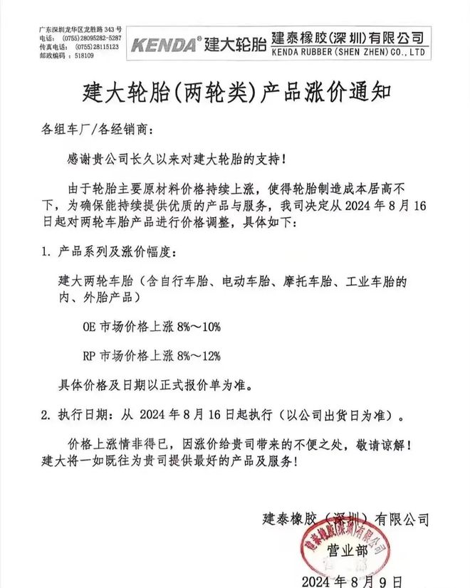 橡胶突破16000元！10家轮胎企业宣布涨价(图7)
