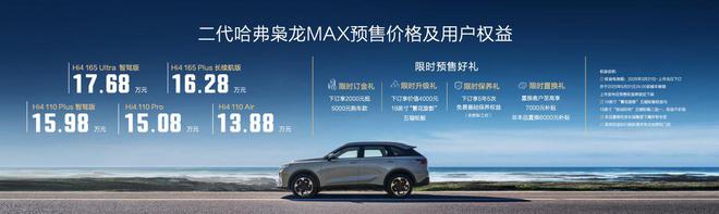 两驱能耗四驱体验二代哈弗枭龙MAX重磅来袭预售价1388万起(图1)