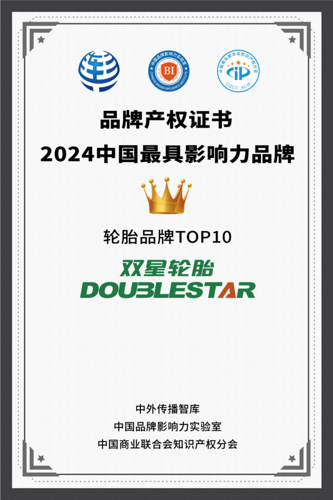 双星：打造全球最受尊重的轮胎品牌——从2024中国轮胎品牌影响力TOP10看“心智产权”(图3)