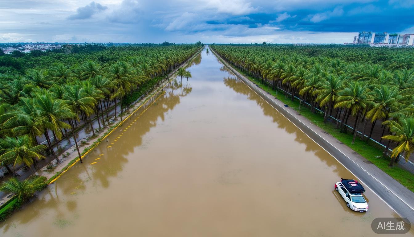 海南部分地区强降雨致道路管制!这些路段你知道封闭了吗?(图3)